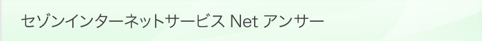 セゾンインターネットサービスNetアンサー