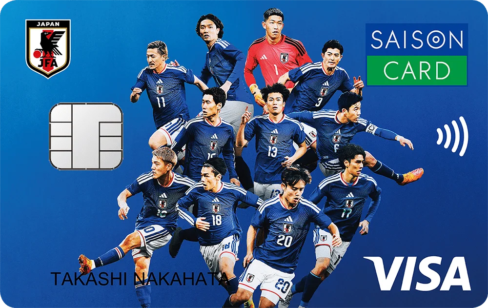 SAMURAI BLUE コラボカード券面