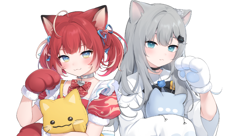 Nachoneko＆赤見かるびイラスト