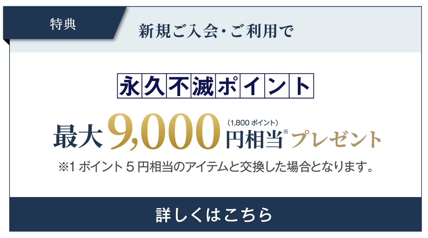 永久不滅ポイントプレゼント