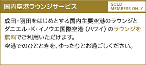 国内空港ラウンジサービス