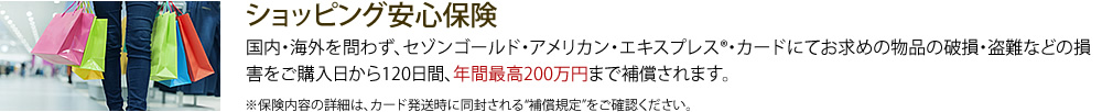 ショッピング安心保険