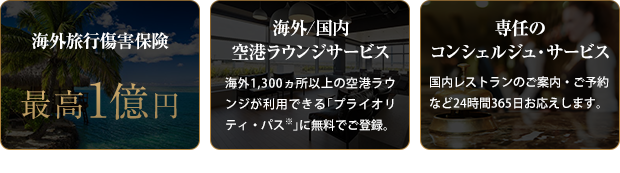 プラチナカードで体験できる様々なラグジュアリーサービス