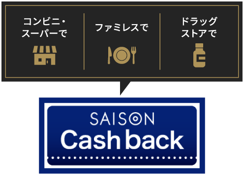 SAISON Cash back