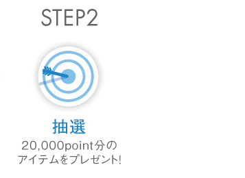 20,000point分のアイテムをゲットするには？