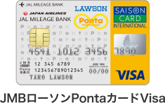 JMBローソンPontaカードVisa