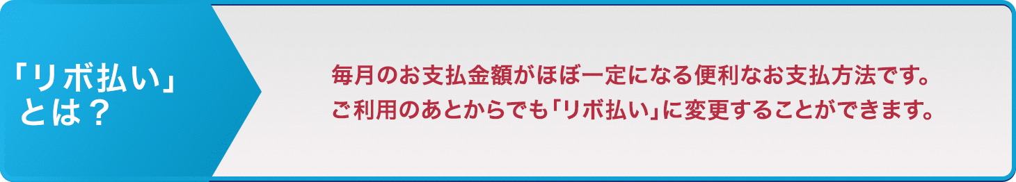 「リボ払い」とは？