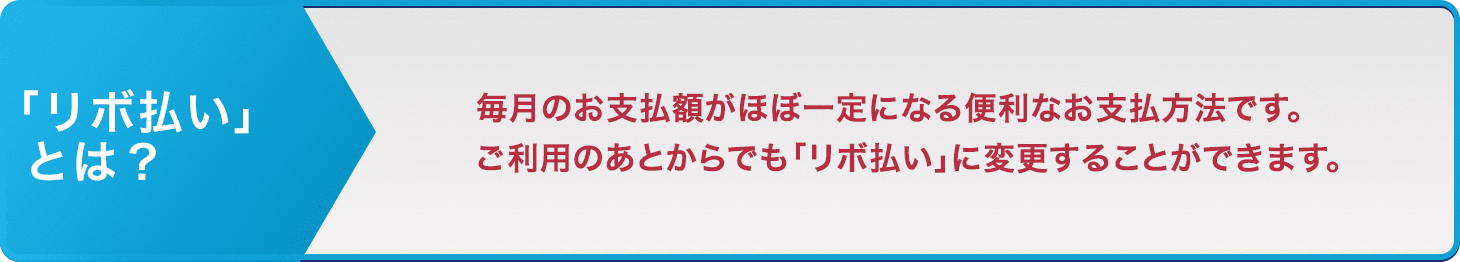 「リボ払い」とは？