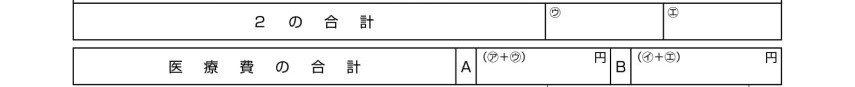 医療費控除の書類の書き方