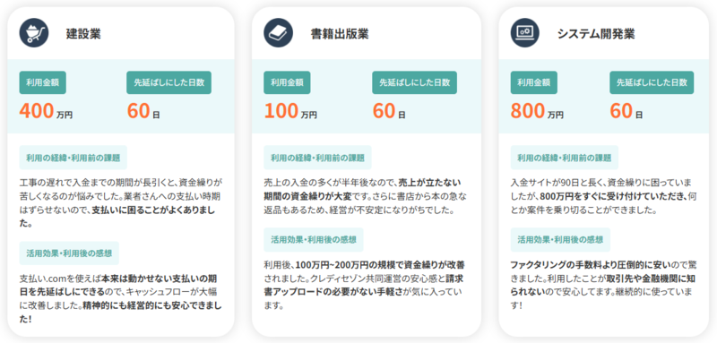 多重構造の建設業界には支払い.comでの資金繰り改善がおすすめ
