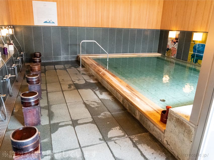 こちらが洗い場と内湯です
