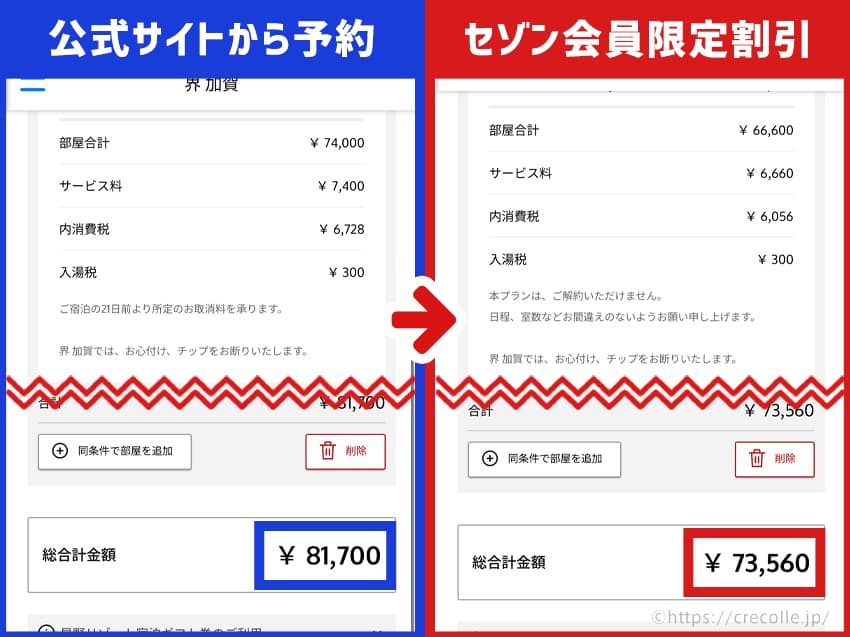 セゾンカード会員限定