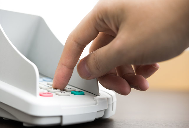 暗証番号について