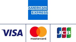 AMERICAN EXPRESS / Visa / Mastercard / JCB