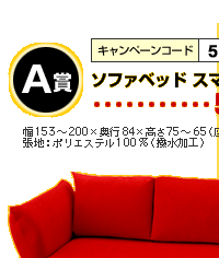 A賞：5995　ソファベッド スマッシュ