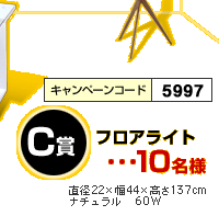 C賞：5997　フロアライト