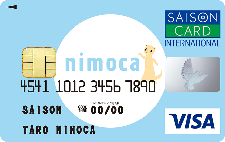 「nimocaセゾンカード」の券面画像