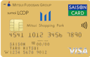 「三井ショッピングパークカード《セゾン》LOOP ゴールド（VISA）」の券面画像