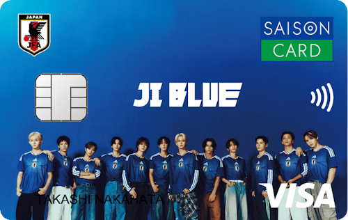 「SAISON CARD Digital〈JI BLUE〉」の券面