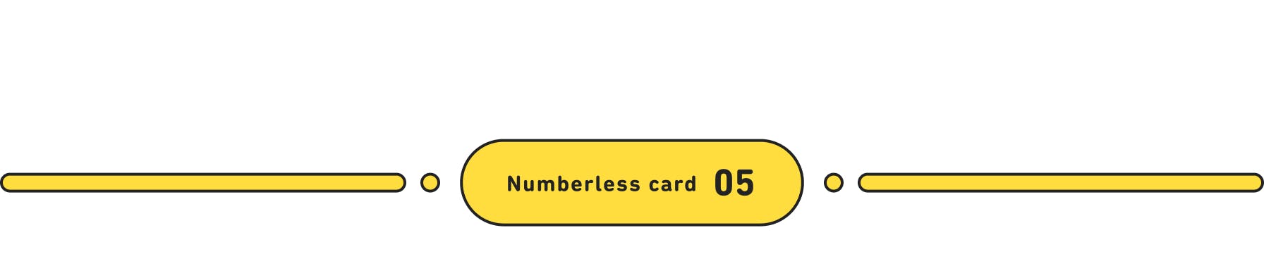 Numberless card 05