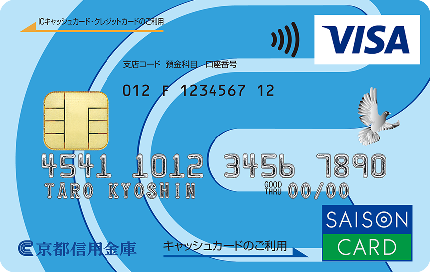 「京信セゾンカード」の券面画像