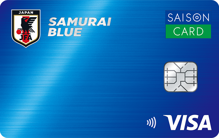 「SAMURAI BLUE カード セゾン」の券面画像