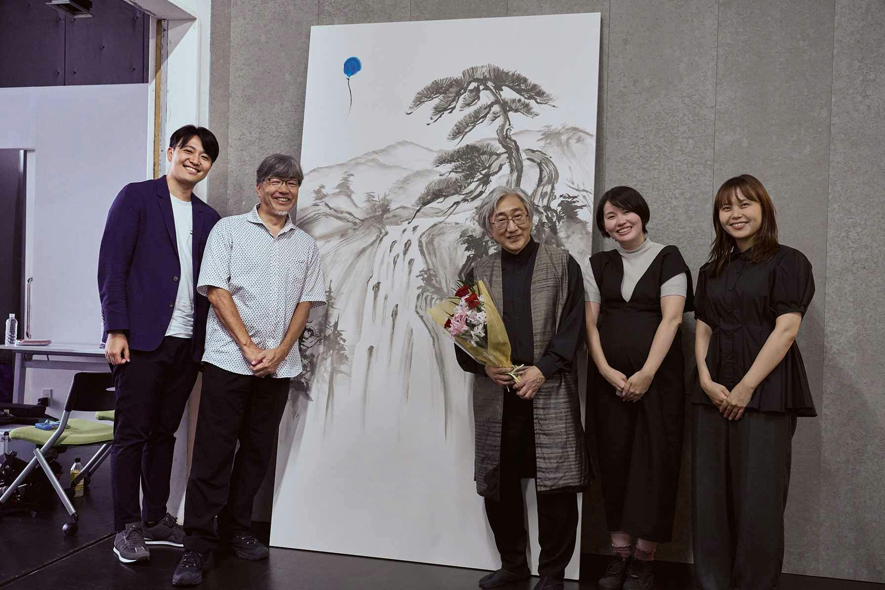 小林東雲氏とクレディセゾンのスタッフ一同