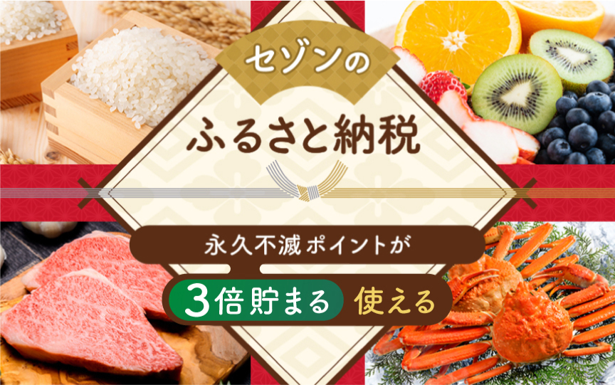 セゾンのふるさと納税 永久不滅ポイントが3倍貯まる 使える