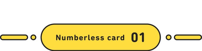 Numberless card 01