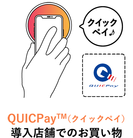 QUICPayTM（クイックペイ）導入店舗でのお買い物
